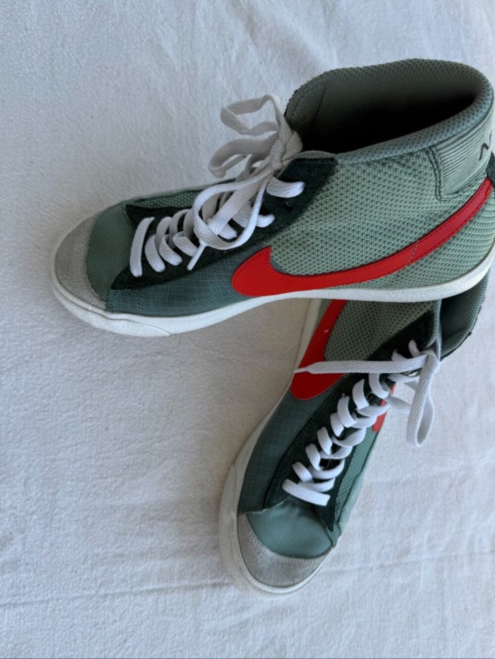 Nike Blazer Mid '77 Patch Dutch Green DD1162-300 Mens 9.5